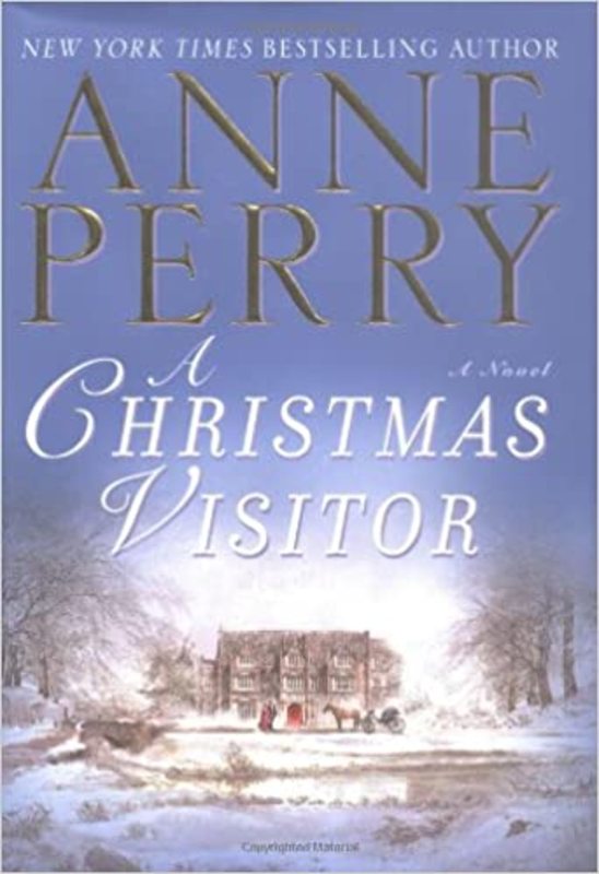 Book cover for "A Christmas Visitor" by Anne Perry