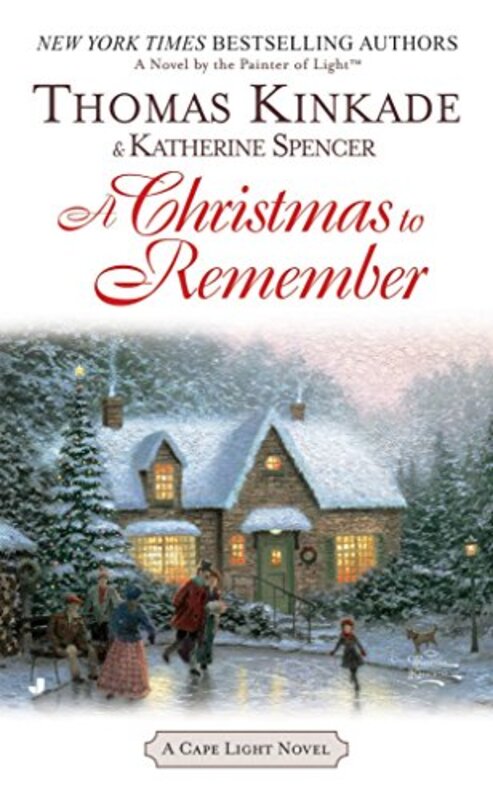 Book cover for "A Christmas to Remember" by Thomas Kinkade