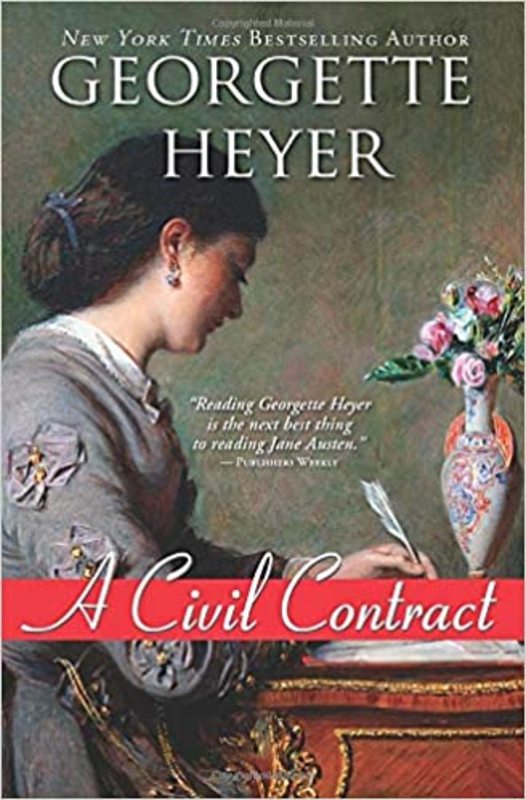 Book cover for "A Civil Contract" by Georgette Heyer