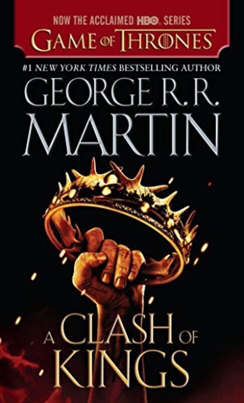 Book cover for "A Clash of Kings" by George R. R. Martin