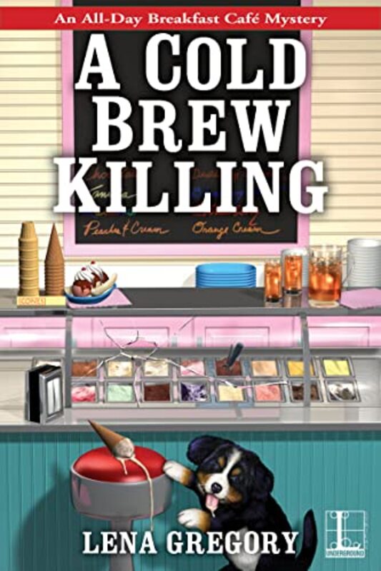 Book cover for "A Cold Brew Killing" by Lena Gregory