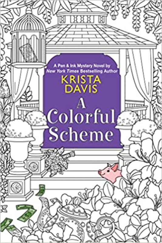 Book cover for "A Colorful Scheme" by Krista Davis