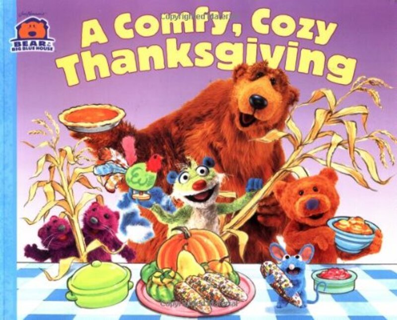 Book cover for "A Comfy, Cozy Thanksgiving" by Kiki Thorpe