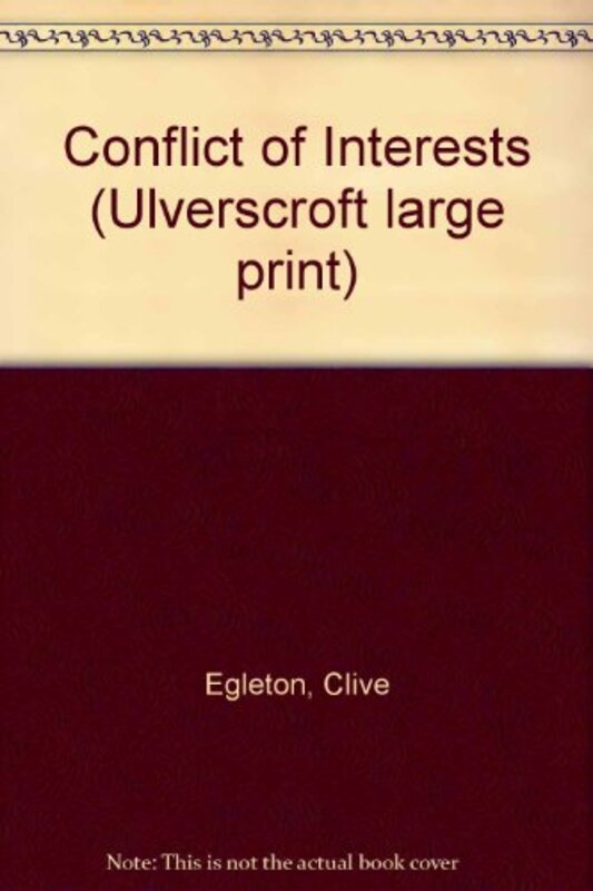 Book cover for "A Conflict of Interests" by Clive Egleton