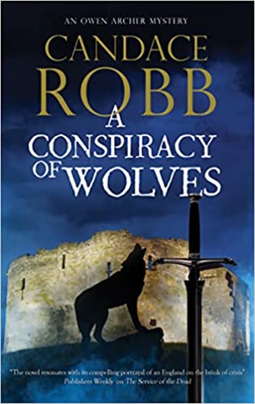 Book cover for "A Conspiracy of Wolves" by Candace Robb