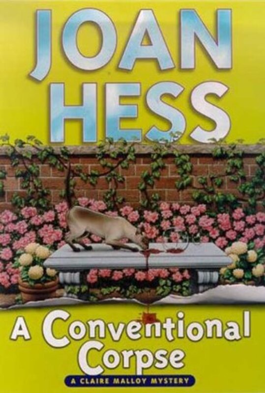 Book cover for "A Conventional Corpse" by Joan Hess