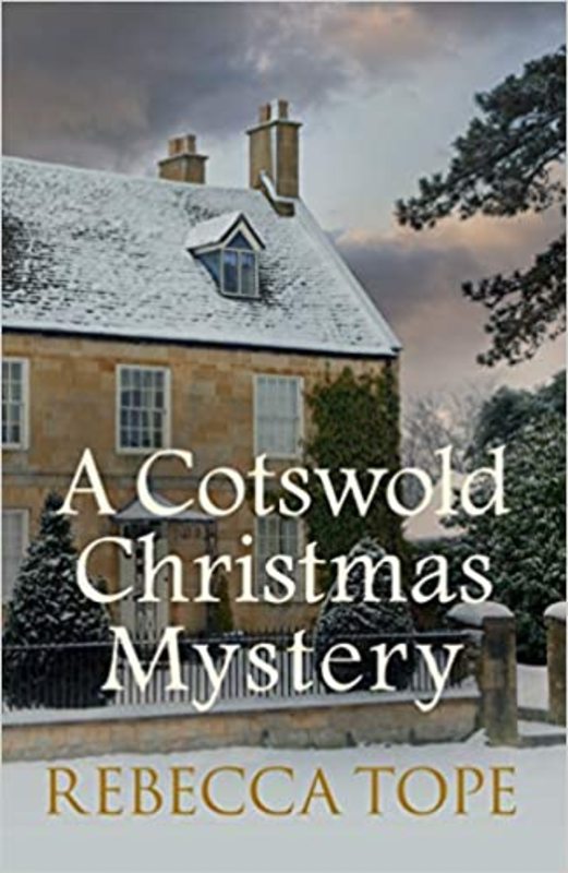 Book cover for "A Cotswold Christmas Mystery" by Rebecca Tope