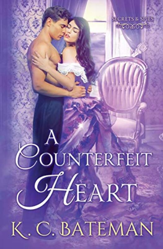 Book cover for "A Counterfeit Heart" by Kate Bateman