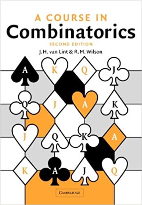 Book cover for "A Course in Combinatorics" by J. H. van Lint