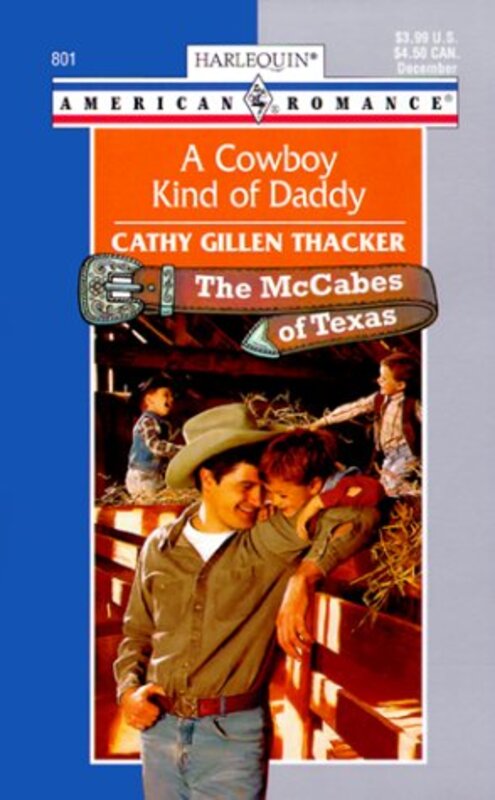 Book cover for "A Cowboy Kind of Daddy" by Cathy Gillen Thacker