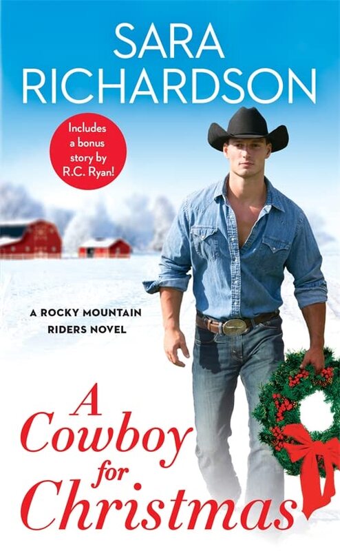 Book cover for "A Cowboy for Christmas" by Sara Richardson