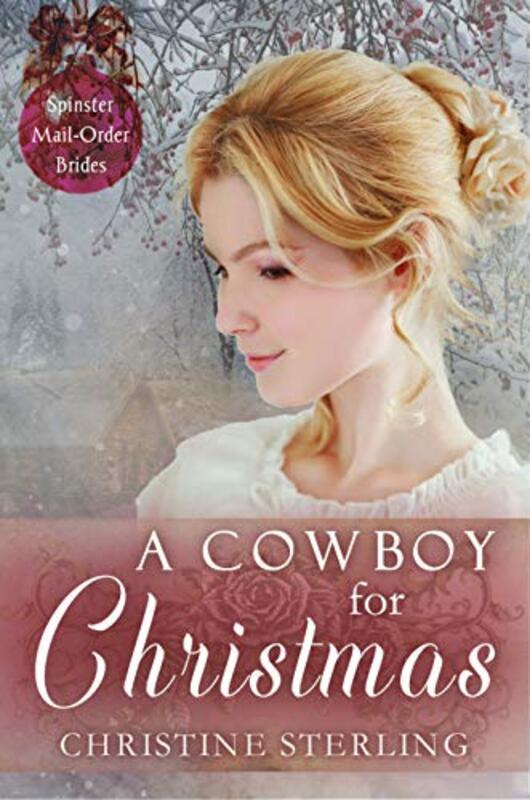 Book cover for "A Cowboy for Christmas" by Christine Sterling