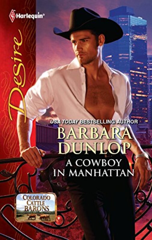 Book cover for "A Cowboy in Manhattan" by Barbara Dunlop