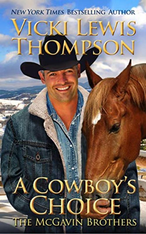 Book cover for "A Cowboy's Choice" by Vicki Lewis Thompson