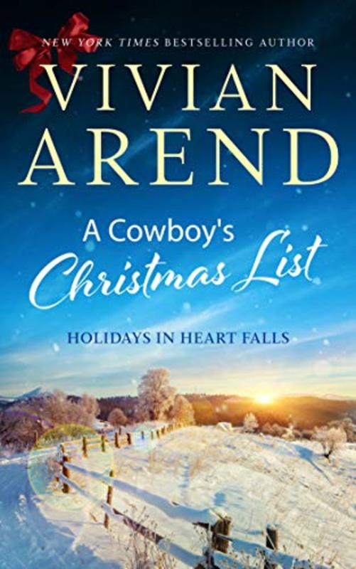 Book cover for "A Cowboy's Christmas List" by Vivian Arend