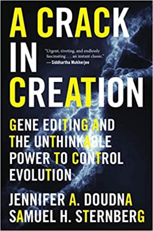 Book cover for "A Crack In Creation" by Jennifer A. Doudna