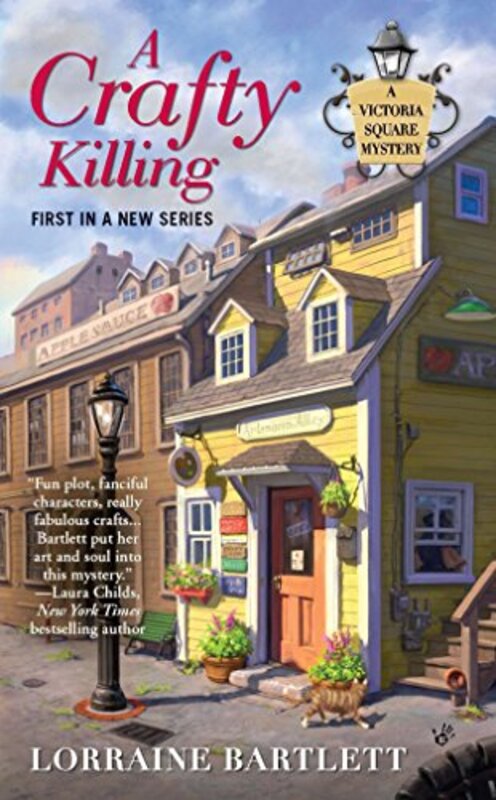 Book cover for "A Crafty Killing" by Lorraine Bartlett