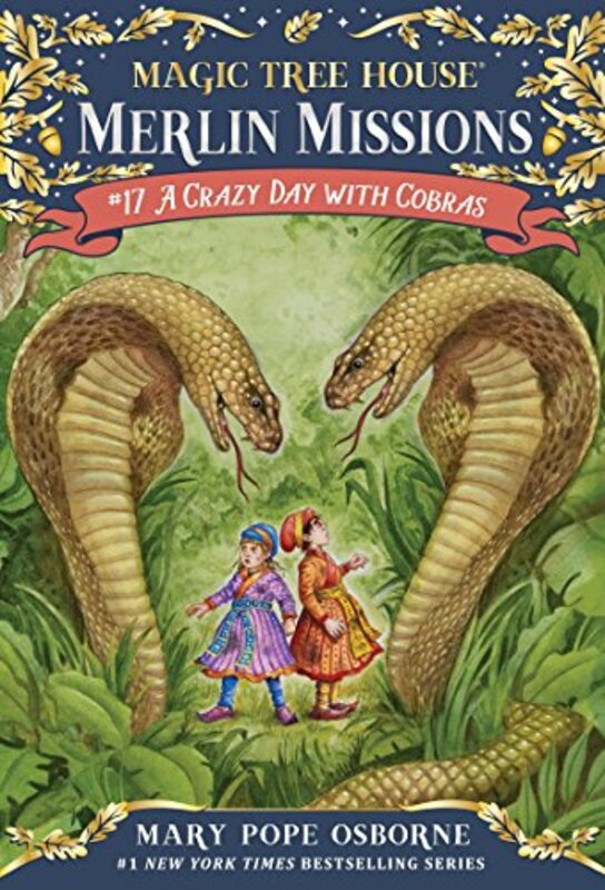 Book cover for "A Crazy Day with Cobras" by Mary Pope Osborne