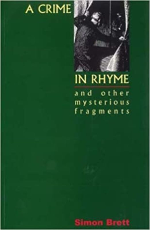 Book cover for "A Crime in Rhyme and Other Mysterious Fragments" by Simon Brett