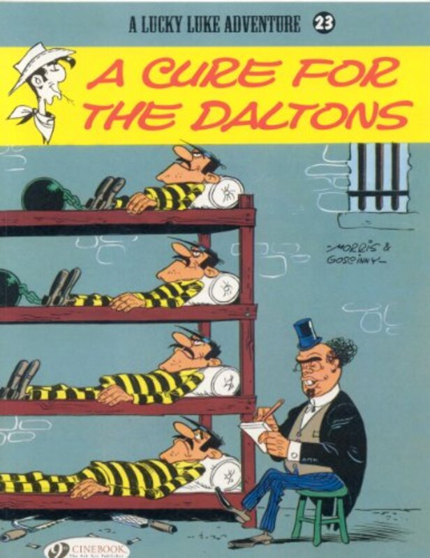 Book cover for "A Cure for the Daltons" by Rene Goscinny
