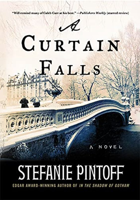 Book cover for "A Curtain Falls" by Stefanie Pintoff