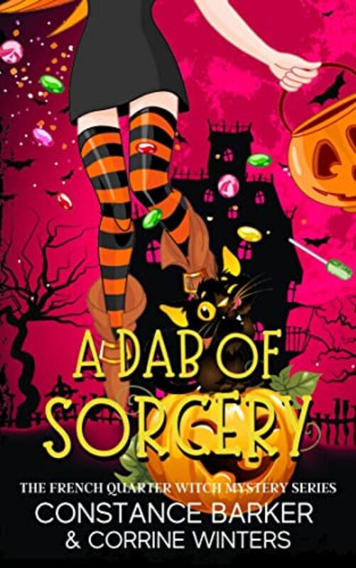 Book cover for "A Dab of Sorcery" by Corrine Winters