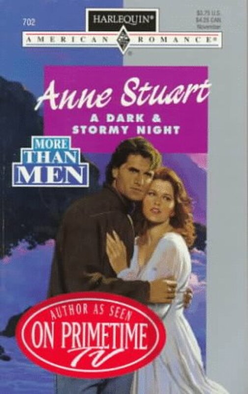 Book cover for "A Dark and Stormy Night" by Anne Stuart