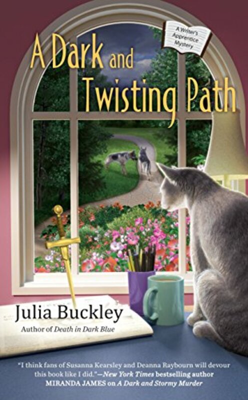 Book cover for "A Dark and Twisting Path" by Julia Buckley