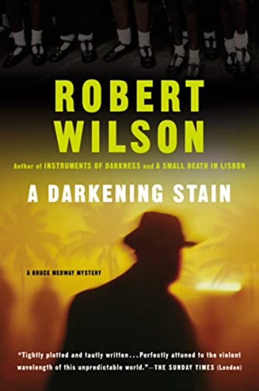 Book cover for "A Darkening Stain" by Robert Wilson