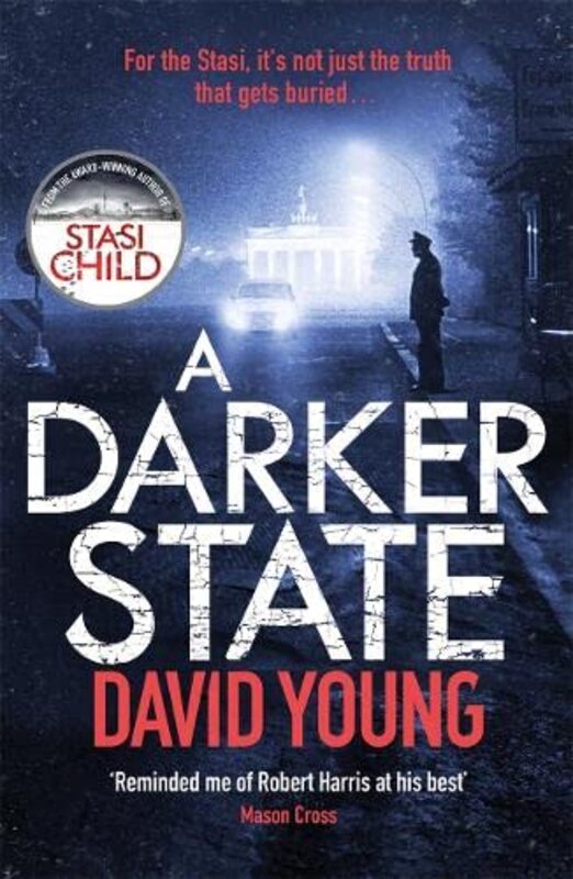 Book cover for "A Darker State / Stasi State" by David Young