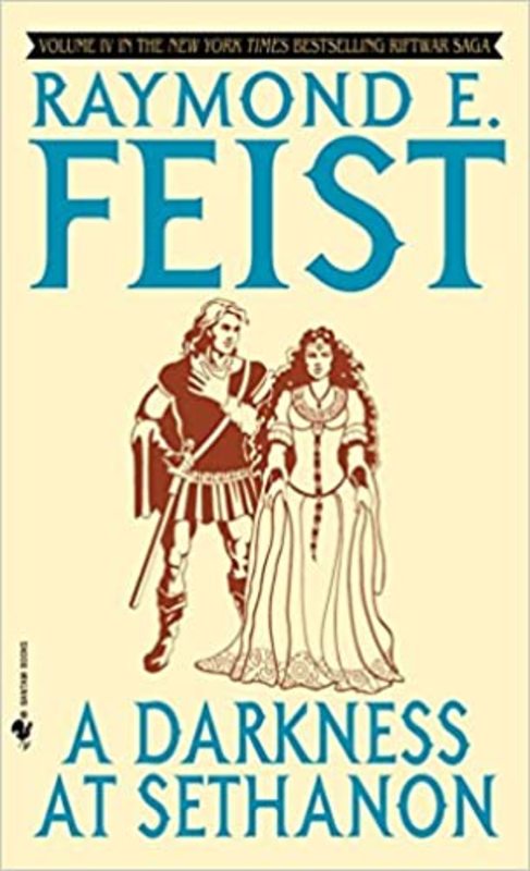 Book cover for "A Darkness at Sethanon" by Raymond E. Feist