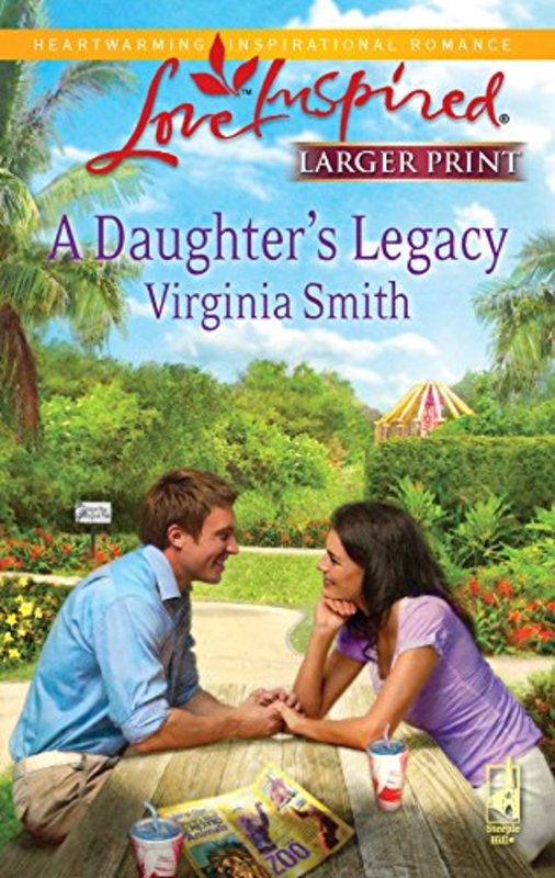 Book cover for "A Daughter's Legacy" by Virginia Smith