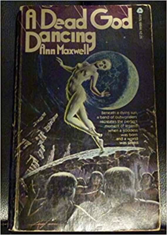 Book cover for "A Dead God Dancing" by Elizabeth Lowell