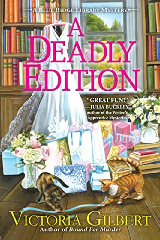 Book cover for "A Deadly Edition" by Victoria Gilbert