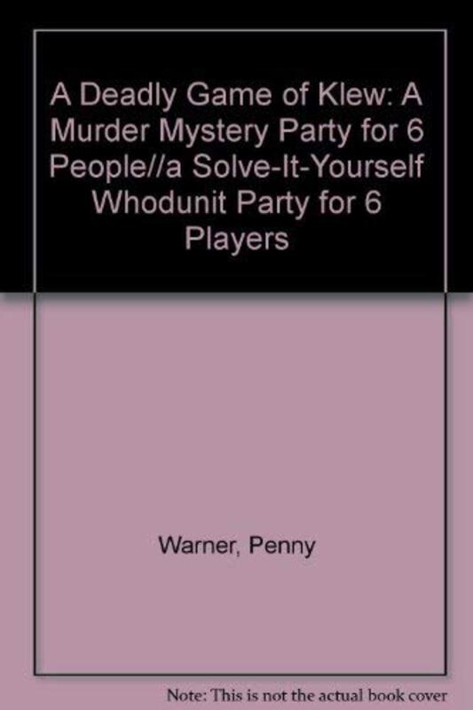 Book cover for "A Deadly Game of Klew" by Penny Warner