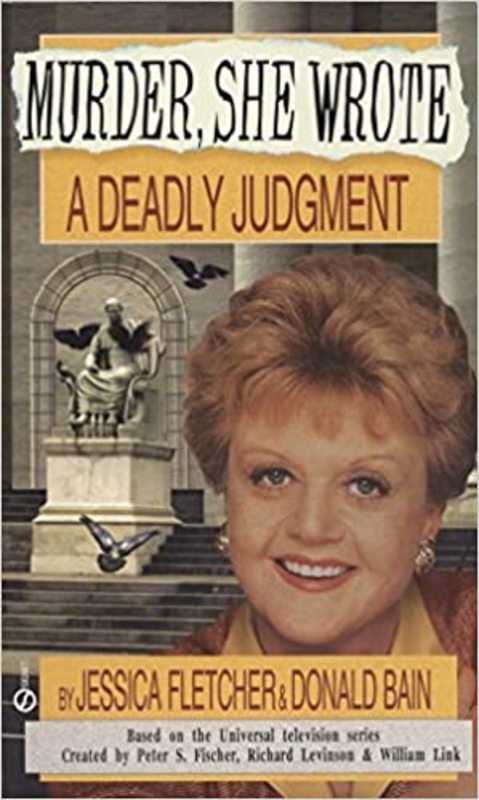 Book cover for "A Deadly Judgment" by Jessica Fletcher