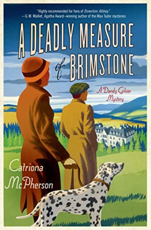 Book cover for "A Deadly Measure of Brimstone" by Catriona McPherson