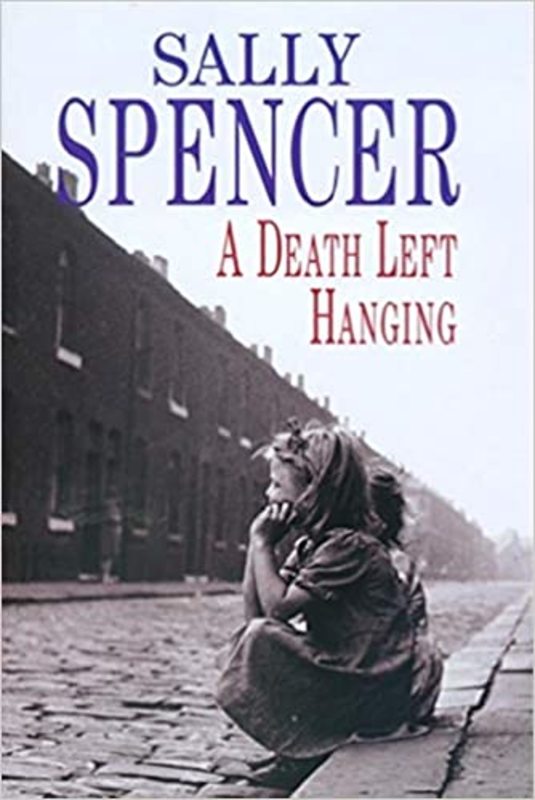 Book cover for "A Death Left Hanging" by Sally Spencer