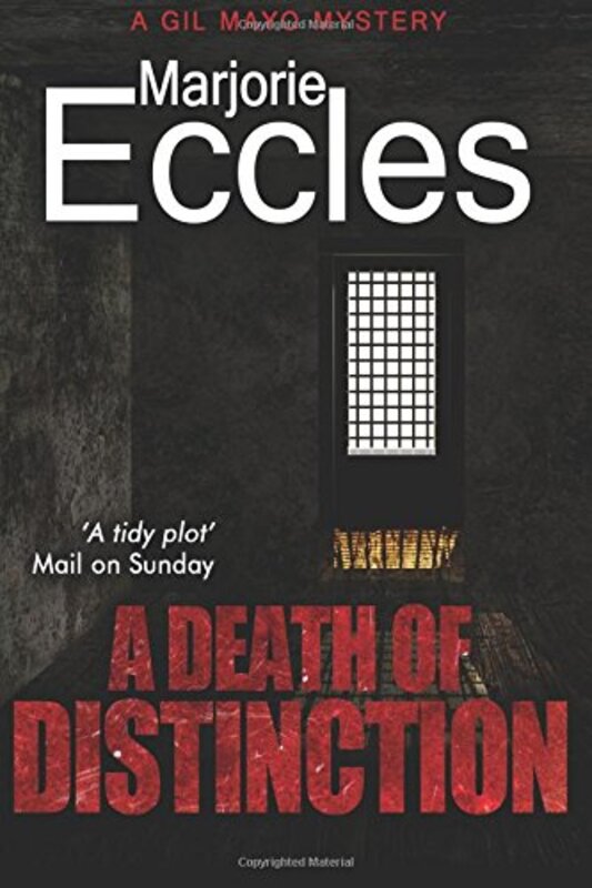 Book cover for "A Death of Distinction" by Marjorie Eccles