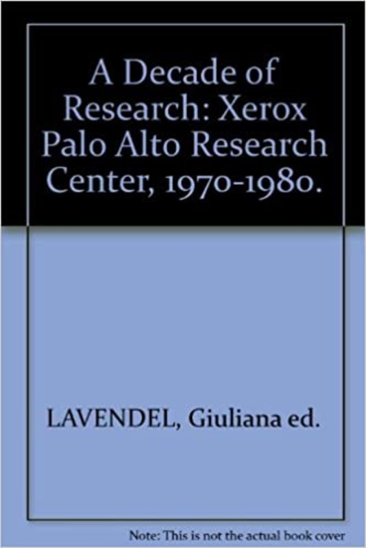 Book cover for "A Decade of Research" by Giuliana ed. Lavendel