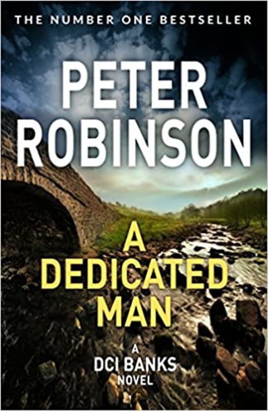 Book cover for "A Dedicated Man" by Peter Robinson