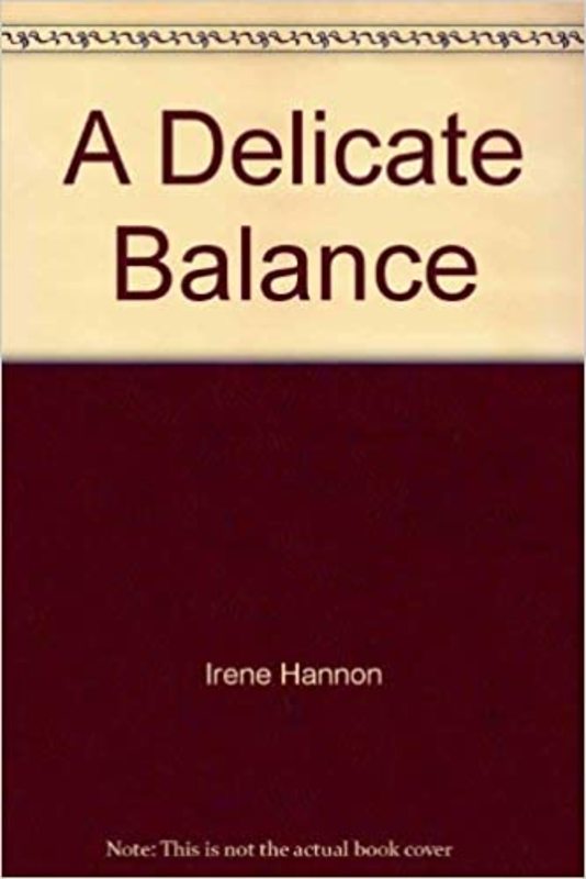 Book cover for "A Delicate Balance" by Irene Hannon