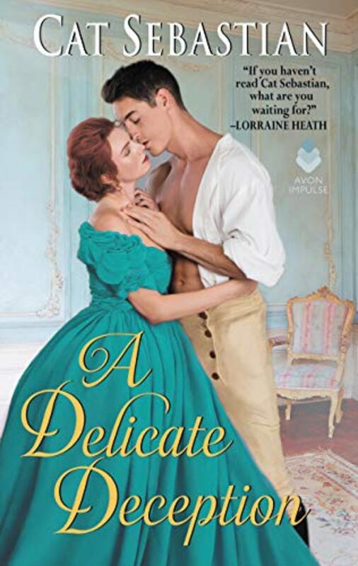 Book cover for "A Delicate Deception" by Cat Sebastian