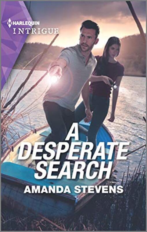 Book cover for "A Desperate Search" by Amanda Stevens