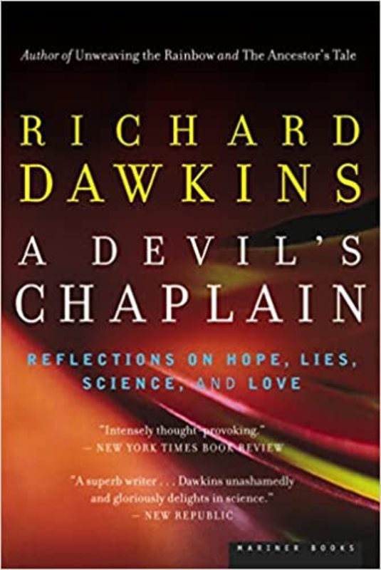 Book cover for "A Devil's Chaplain" by Richard Dawkins