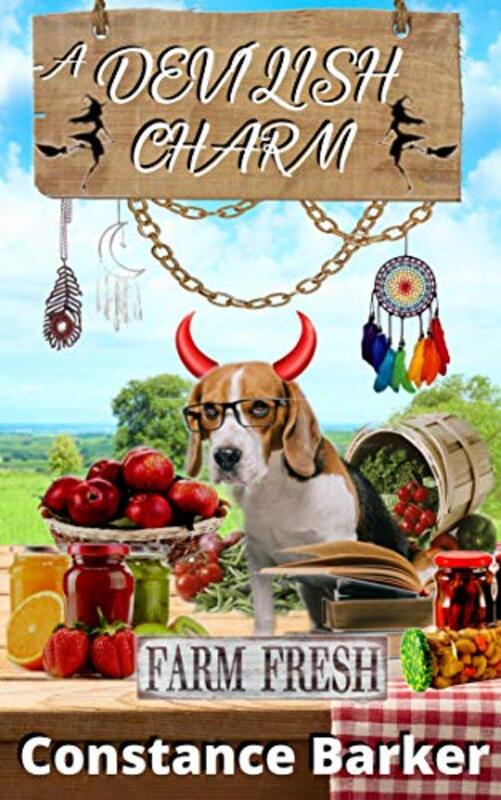 Book cover for "A Devilish Charm" by Constance Barker