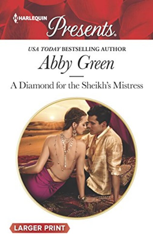 Book cover for "A Diamond for the Sheikh's Mistress" by Abby Green