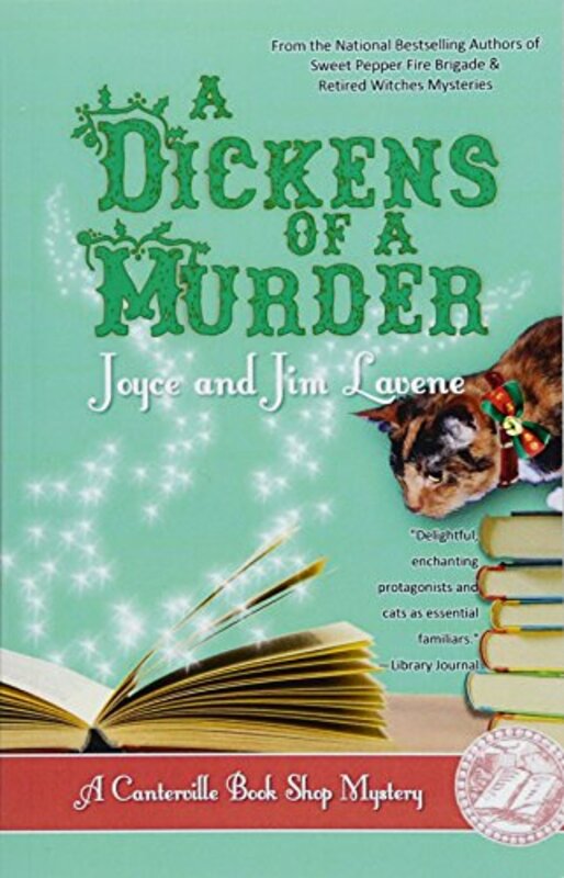 Book cover for "A Dickens of a Murder" by Joyce and Jim Lavene