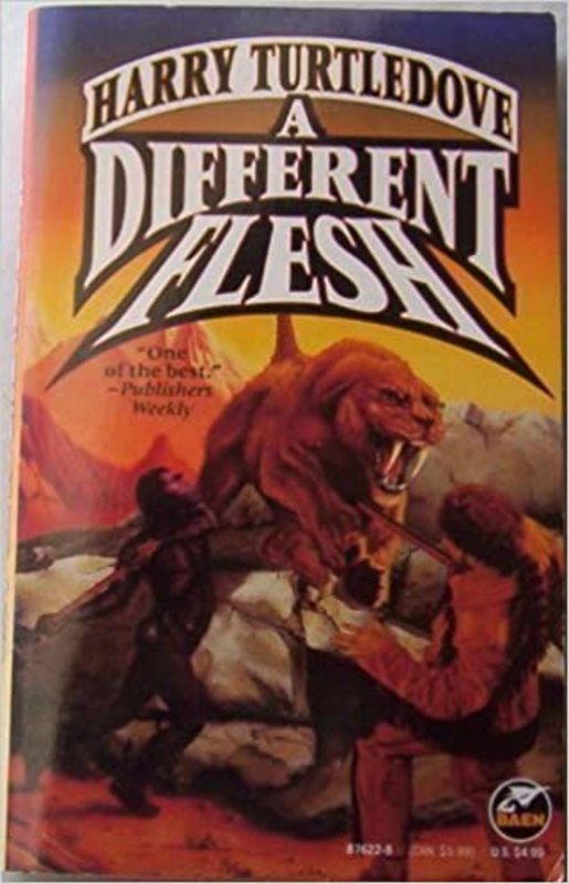 Book cover for "A Different Flesh" by Harry Turtledove