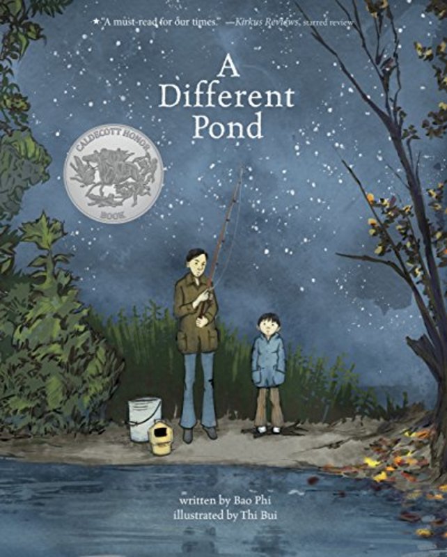 Book cover for "A Different Pond" by Bao Phi